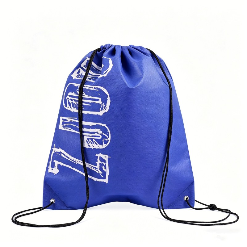 Bolso con cordón no tejido